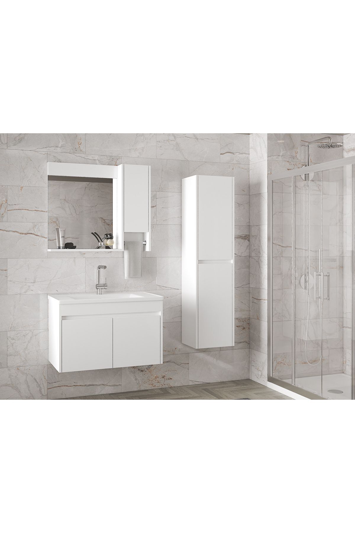 Estella-oa%20Beyaz%20(65%2035)%20100%20Cm%20Ayna%20Dolaplı%20Boy%20Dolaplı%20Lavabolu%20Mdf%20Banyo%20Dolabı%20Seti*hazır%20Kurulu