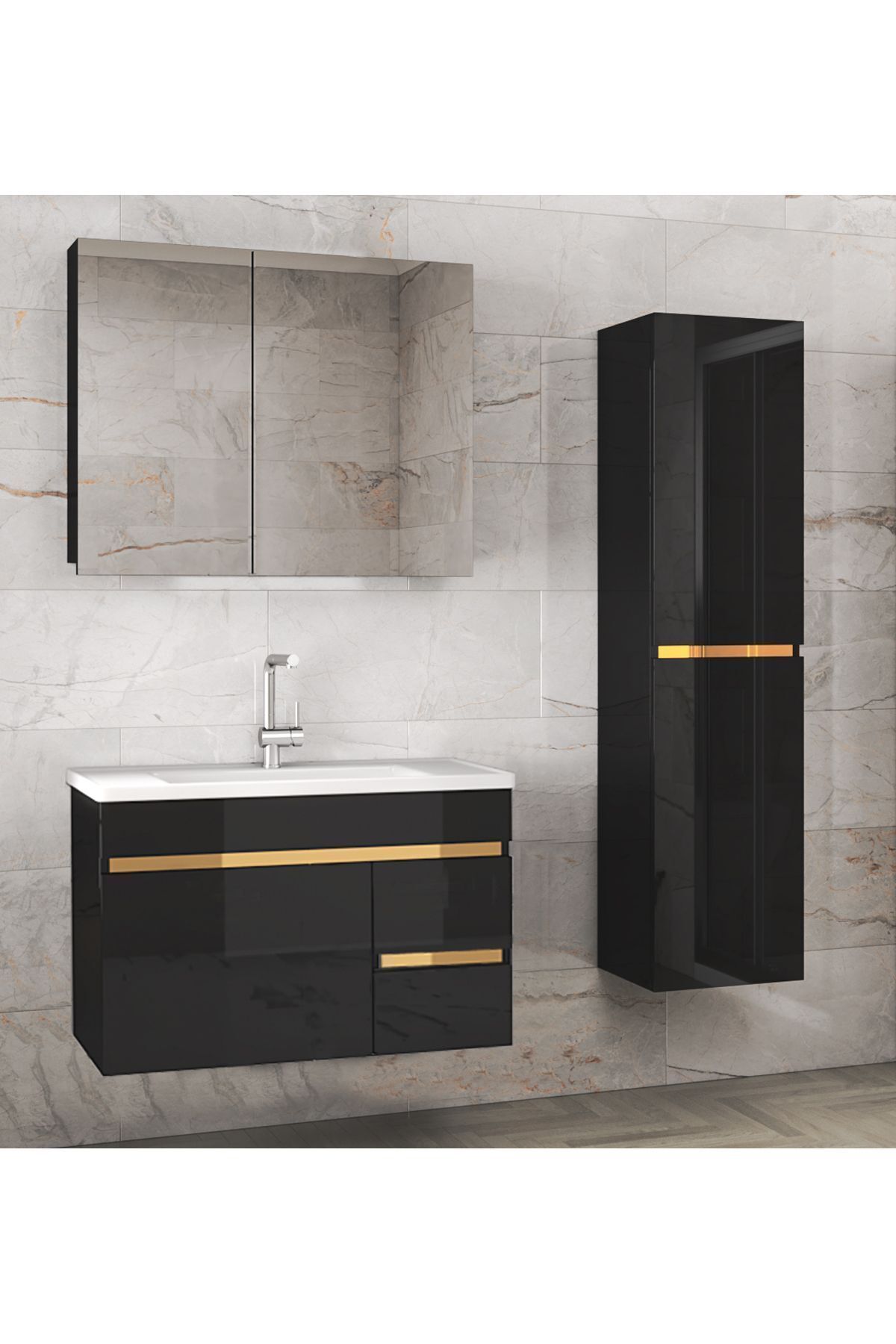 Viosen-ea%20Siyah-gold%20(80%2035)%20115%20Cm%20Çekmeceli%20Lavabolu%20Mdf%20Banyo%20Dolabı%20Seti%20**hazır%20Kurulu**