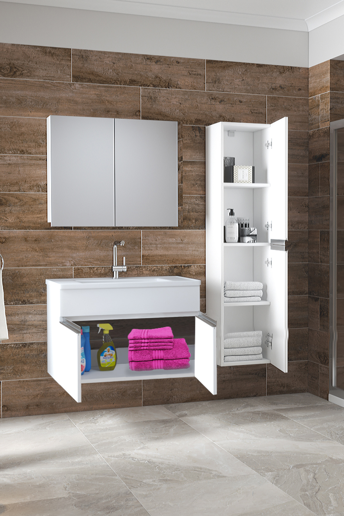 Esen%20Beyaz%20(65+35)%20100%20cm%20Ayna%20Dolaplı%20Boy%20Dolaplı%20Mdf%20Banyo%20%20Dolabı%20Seti*hazır%20Kurulu*