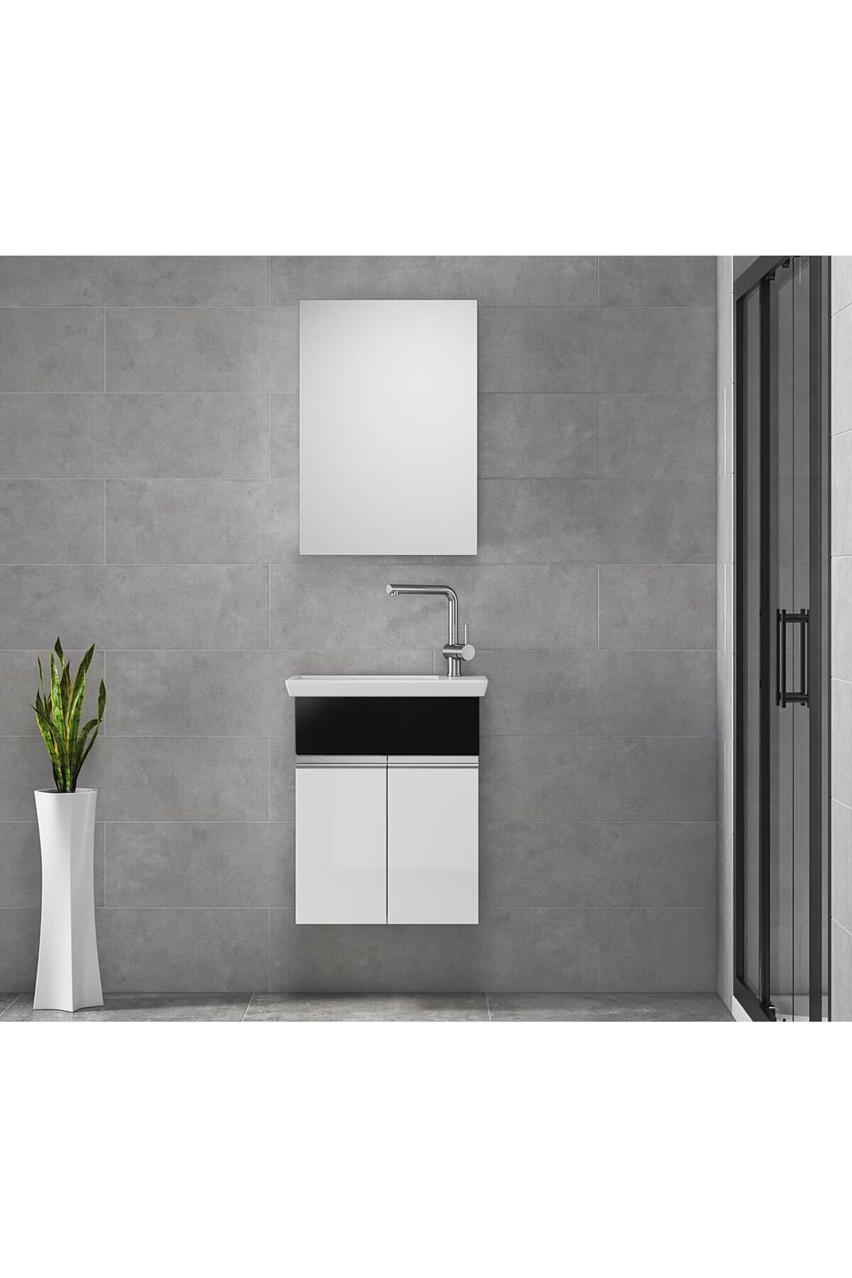 Miniço-sb-ebeveyn%2045%20Cm%20X%2028%20Cm%20Ayna%20Dolaplı%20Lavabolu%20Mdf%20Banyo%20Dolabı%20Seti**hazır%20Kurulu**