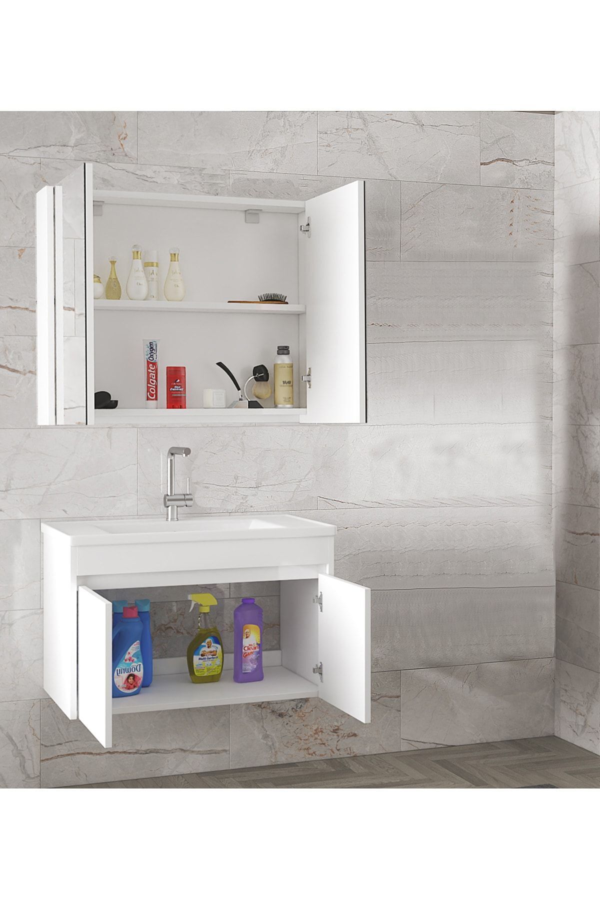 Estella%20Ea-beyaz-65%20Cm%20Ayna%20Dolaplı%20Seramik%20Lavabolu%20Mdf%20Banyo%20Dolabı%20Seti**hazır%20Kurulu**