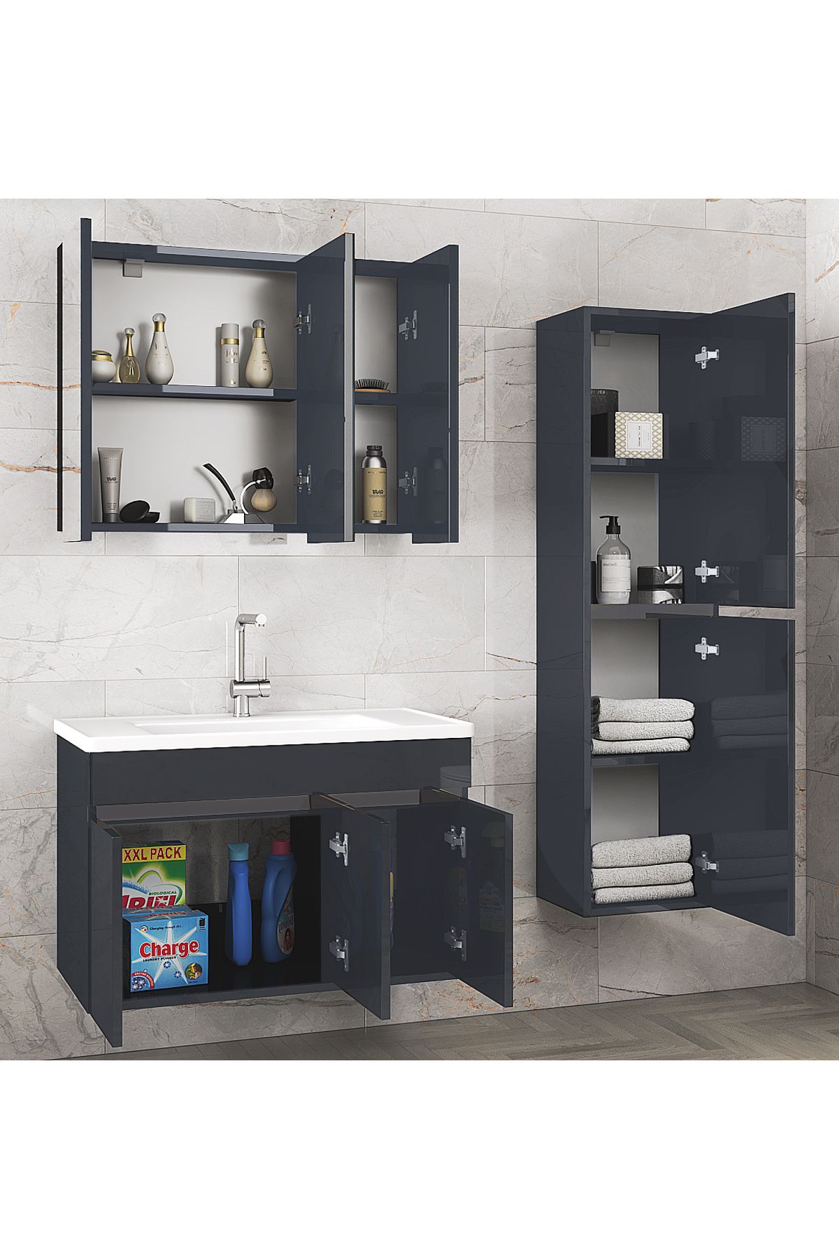 Viola-3%20Antrasit%20(100%2035)%20135%20Cm%20Ayna%20ve%20Boy%20Dolaplı%20Lavabolu%20Mdf%20Banyo%20Dolabı%20Seti%20**Hazır%20Kurulu**