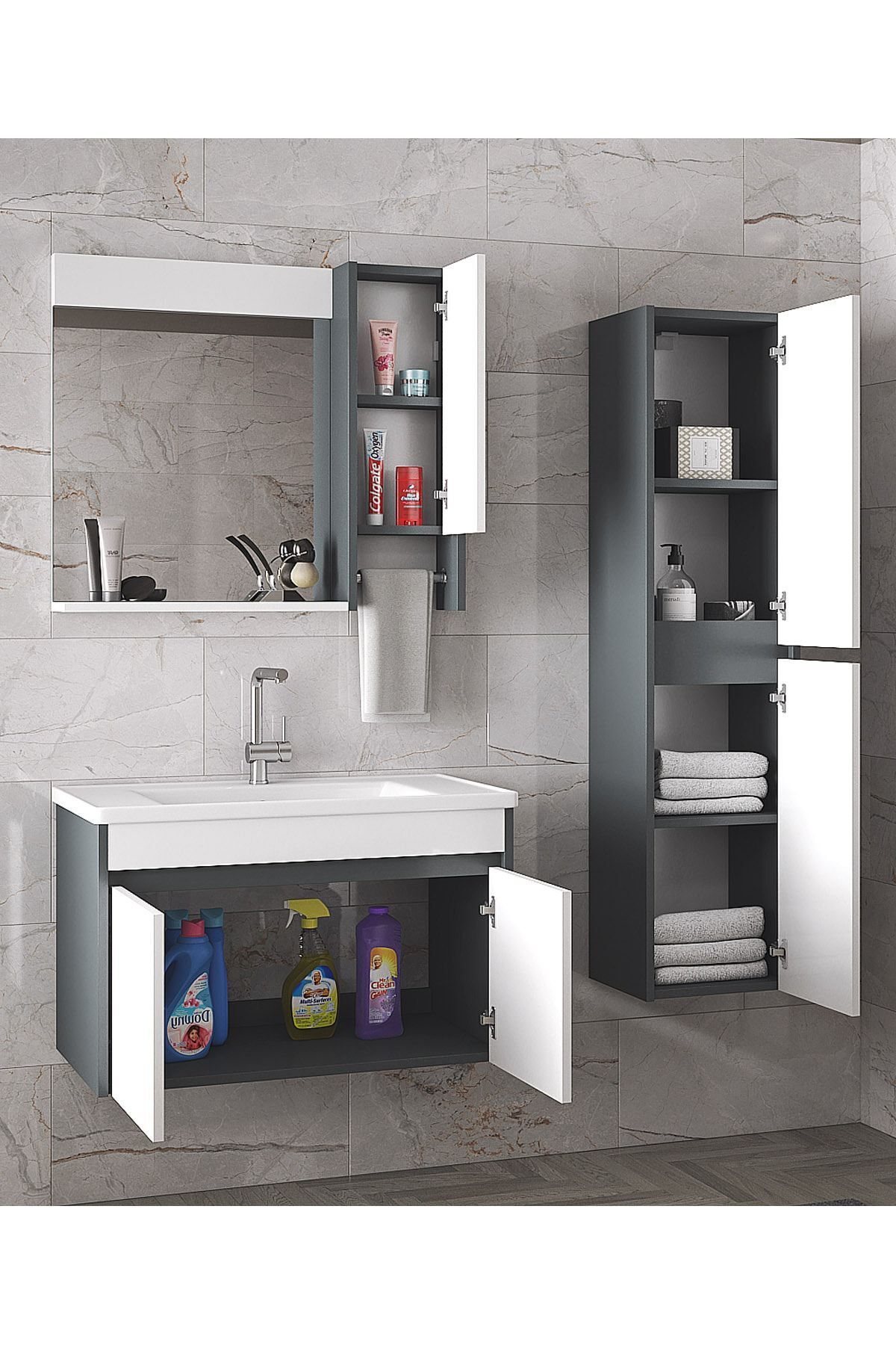 Estella-oa%20(80%2035)%20115%20Cm%20Aynalı%20Boy%20Dolaplı-lavabolu%20Mdf%20Banyo%20Dolabı%20Seti**hazır%20Kurulu**