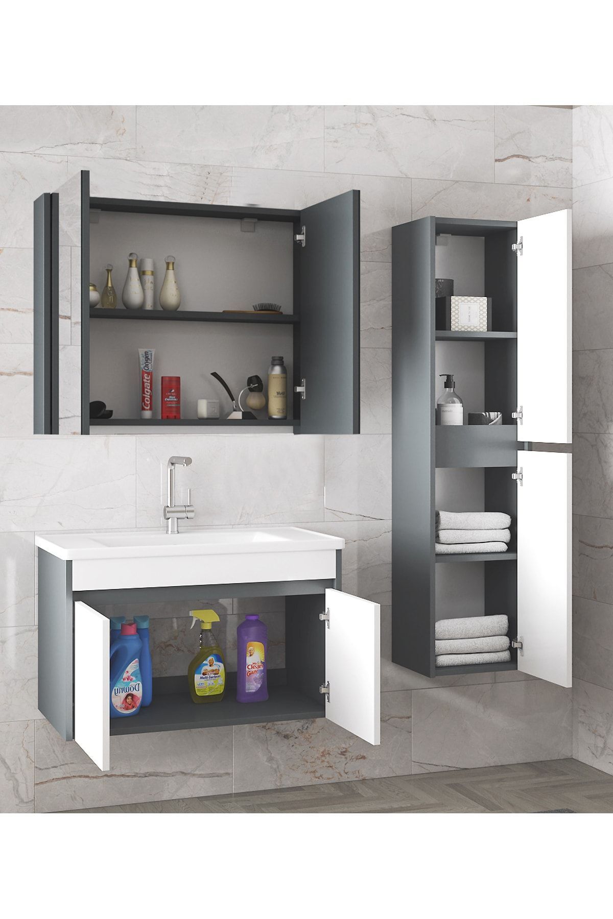 Estella-ea%2080%2035%20Cm%20Ayna%20Dolaplı%20Boy%20Dolaplı-lavabolu%20Mdf%20Banyo%20Dolabı%20Seti**hazır%20Kurulu**