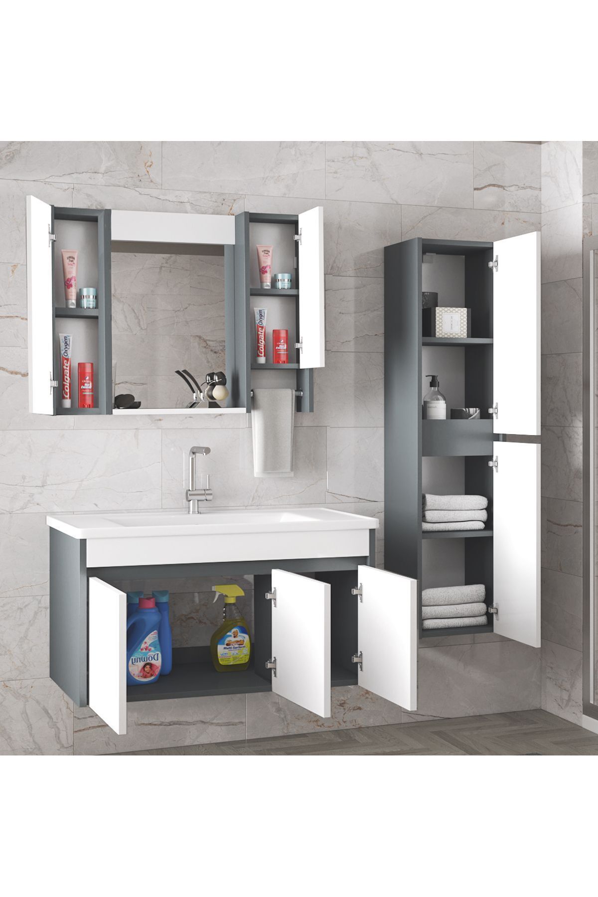 Estella%20(100%2035)%20135%20Cm%20Boy%20Dolaplı%20Aynalı%20Seramik%20Lavabolu%20Mdf%20Banyo%20Dolabı%20Seti%20**hazır%20Kurulu**