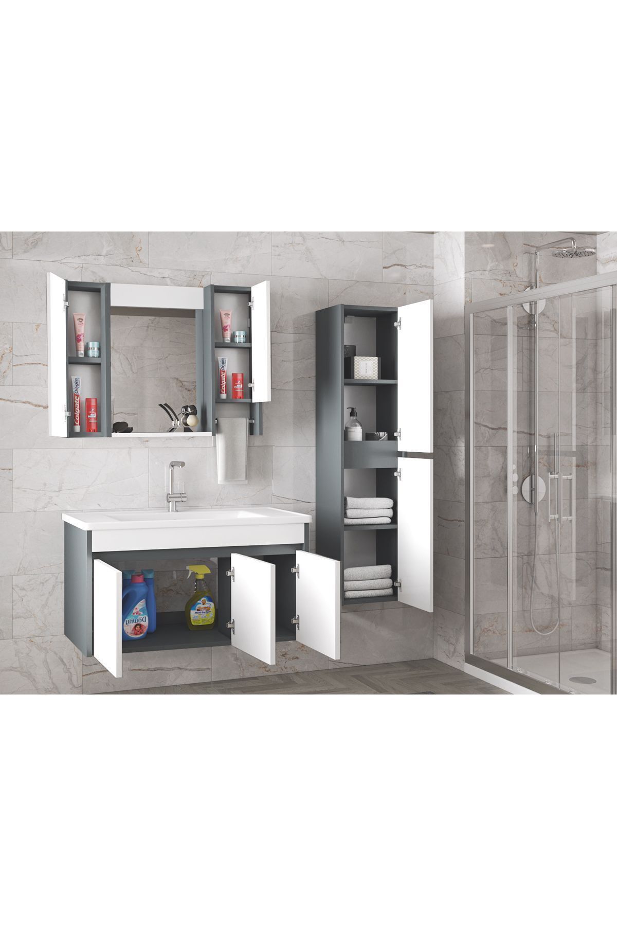 Estella%20(100%2035)%20135%20Cm%20Boy%20Dolaplı%20Aynalı%20Seramik%20Lavabolu%20Mdf%20Banyo%20Dolabı%20Seti%20**hazır%20Kurulu**