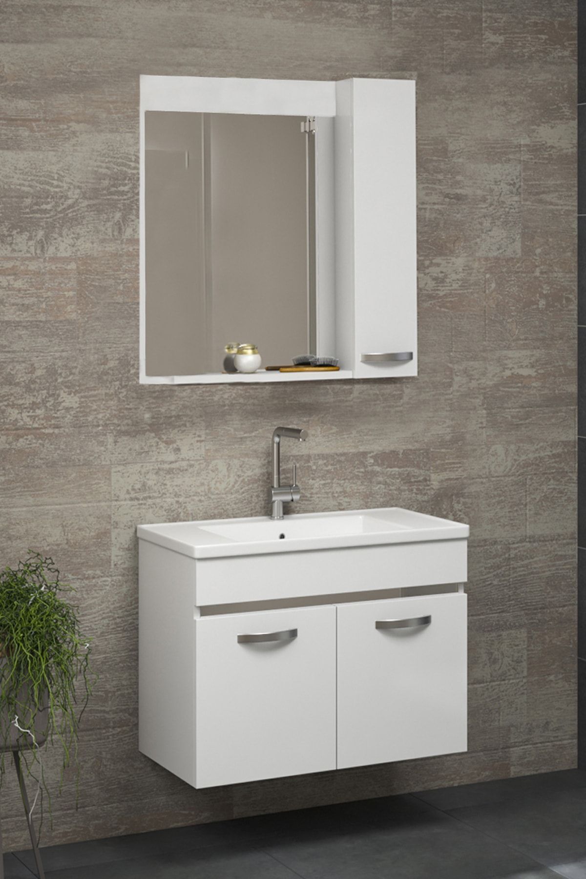 Safir%20Beyaz%2065%20Cm%20Seramik%20Lavabolu%20Mdf%20Banyo%20Dolabı%20Seti**hazır%20Kurulu**