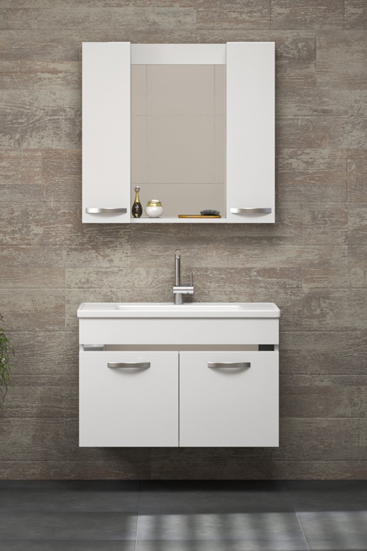 Safir%20Beyaz%2080%20Cm%20Aynalı%20Lavabolu%20Mdf%20Banyo%20Dolabı%20Seti**hazır%20Kurulu**